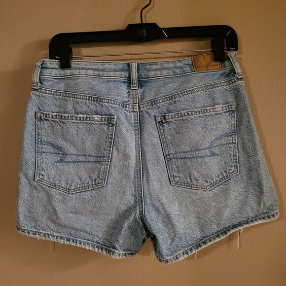 American Eagle Outfitters Jean Shorts – Ripped Denim – Size 4 - Picture 3 of 5